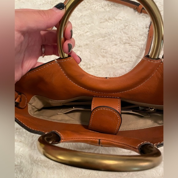 Banana Republic Brown Leather Bucket Bag - Picture 3 of 3